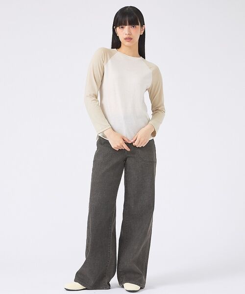 Rouge vif la cle / ルージュ・ヴィフ ラクレ Tシャツ | 【JOHNBULL/ジョンブル】ベースボールTEE/ラグランスリーブ【WEB限定 | 詳細1