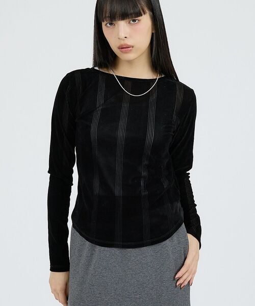Rouge vif la cle / ルージュ・ヴィフ ラクレ Tシャツ | 【Robert P Miller | ロバート・ピー・ミラー】Flocky  t（ブラック）