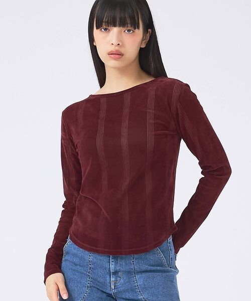 Rouge vif la cle / ルージュ・ヴィフ ラクレ Tシャツ | 【Robert P Miller | ロバート・ピー・ミラー】Flocky  t（ボルドー）