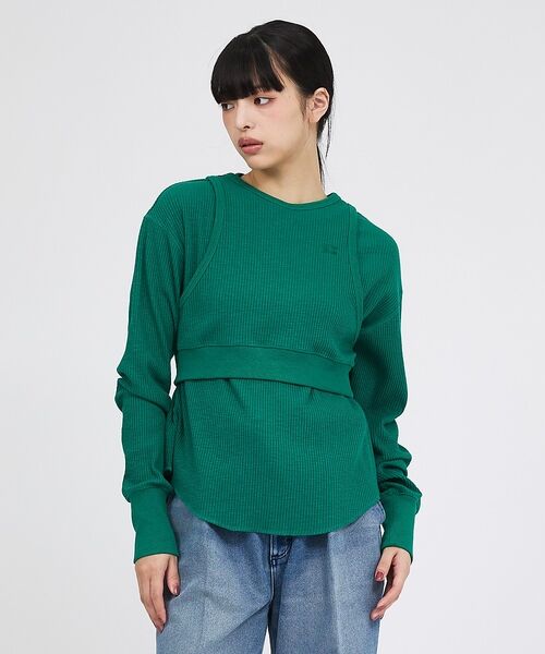 Rouge vif la cle / ルージュ・ヴィフ ラクレ Tシャツ | 【RUSSELL ATHLETIC/ラッセル アスレチック】スラブリブタンク＆ロ | 詳細4