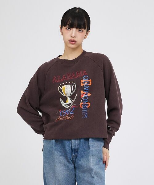 Rouge vif la cle / ルージュ・ヴィフ ラクレ スウェット | 【RUSSELL ATHLETIC/ラッセル アスレチック】トライブレンド裏起毛 | 詳細13