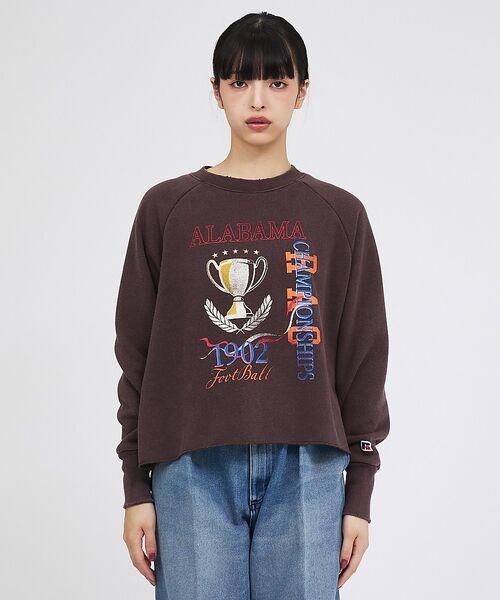 Rouge vif la cle / ルージュ・ヴィフ ラクレ スウェット | 【RUSSELL ATHLETIC/ラッセル アスレチック】トライブレンド裏起毛 | 詳細15