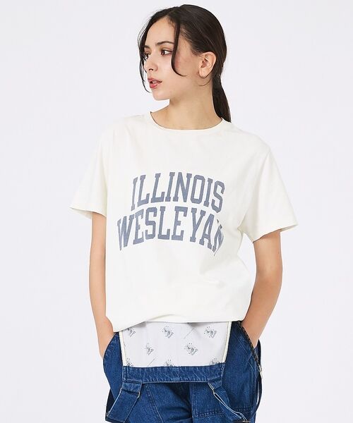 Rouge vif la cle / ルージュ・ヴィフ ラクレ Tシャツ | 【REMI RELIEF / レミレリーフ】SP加工/ロゴT/ILLINOIS | 詳細4