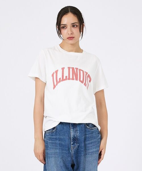 Rouge vif la cle / ルージュ・ヴィフ ラクレ Tシャツ | 【REMI RELIEF / レミレリーフ】LW加工/ロゴT/ILLNOIS【予 | 詳細4