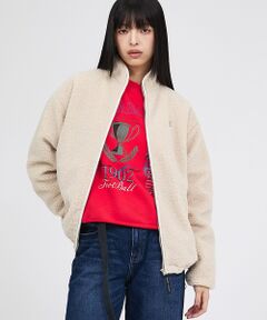 Rouge vif la cle / ルージュ・ヴィフ ラクレ パーカー | 【RUSSELL ATHLETIC/ラッセル アスレチック】シープボアジップジャ