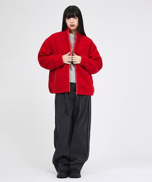 Rouge vif la cle / ルージュ・ヴィフ ラクレ パーカー | 【RUSSELL ATHLETIC/ラッセル アスレチック】シープボアジップジャ | 詳細2