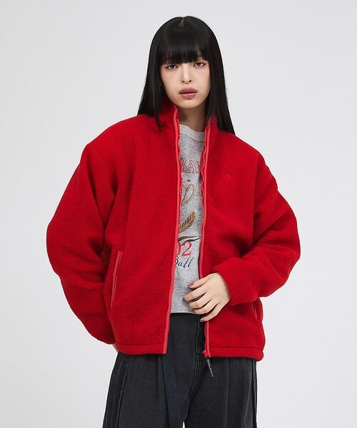 Rouge vif la cle / ルージュ・ヴィフ ラクレ パーカー | 【RUSSELL ATHLETIC/ラッセル アスレチック】シープボアジップジャ | 詳細3