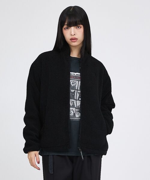 Rouge vif la cle / ルージュ・ヴィフ ラクレ パーカー | 【RUSSELL ATHLETIC/ラッセル アスレチック】シープボアジップジャ | 詳細14