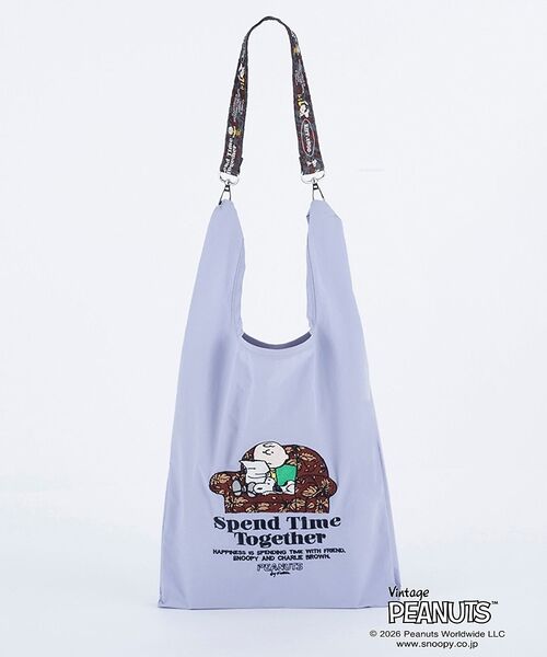 Rouge vif la cle / ルージュ・ヴィフ ラクレ エコバッグ | 【PEANUTS/ピーナッツ】ストラップ付ショッパーバッグ/スヌーピー/エコバッ | 詳細11