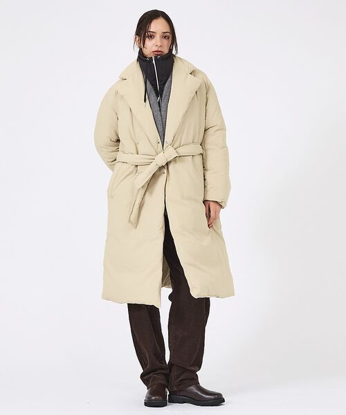 Rouge vif la cle / ルージュ・ヴィフ ラクレ ダウンジャケット・ベスト | 【KWD/ケーダブルディー】ダウンコート/DOWN COAT/アウター/ロング丈 | 詳細3
