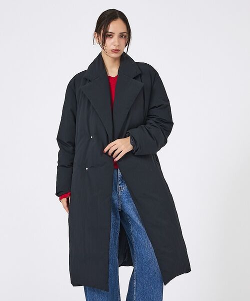 Rouge vif la cle / ルージュ・ヴィフ ラクレ ダウンジャケット・ベスト | 【KWD/ケーダブルディー】ダウンコート/DOWN COAT/アウター/ロング丈（ブラック）