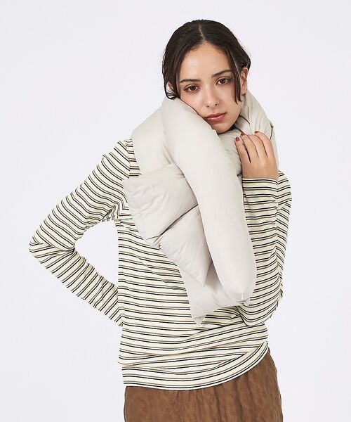 Rouge vif la cle / ルージュ・ヴィフ ラクレ マフラー・ショール・スヌード・ストール | 【KWD/ケーダブルディー】ダウンスカーフ/DOWN SCARF/ダウン/防寒/ | 詳細3