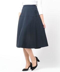 Rouge vif la cle / ルージュ・ヴィフ ラクレ ミニ・ひざ丈スカート | 【店舗別注】切替フレアスカート