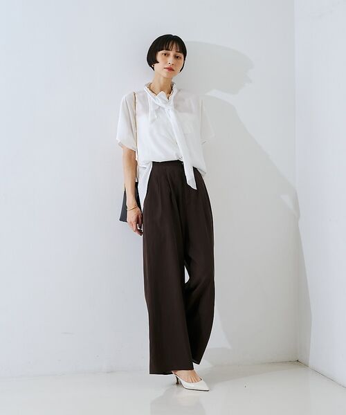 Rouge vif la cle / ルージュ・ヴィフ ラクレ シャツ・ブラウス | ボウタイドルマンブラウス【予約】 | 詳細6