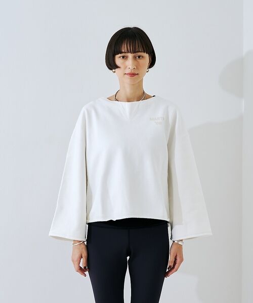 Rouge vif la cle / ルージュ・ヴィフ ラクレ スウェット | 【IRONING/アイロニング】ロゴショート丈スウェット/スエット logo a | 詳細10