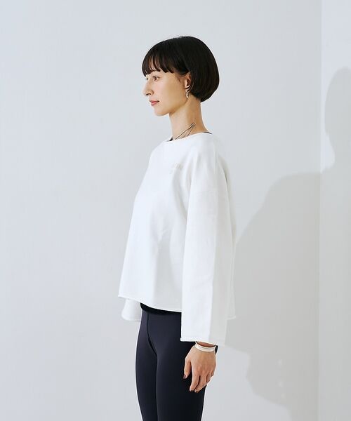 Rouge vif la cle / ルージュ・ヴィフ ラクレ スウェット | 【IRONING/アイロニング】ロゴショート丈スウェット/スエット logo a | 詳細11