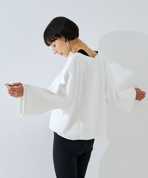 Rouge vif la cle / ルージュ・ヴィフ ラクレ スウェット | 【IRONING/アイロニング】ロゴショート丈スウェット/スエット logo a | 詳細4