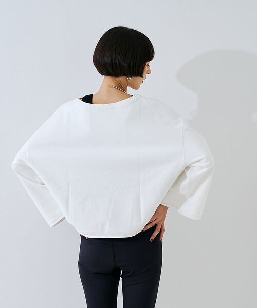 Rouge vif la cle / ルージュ・ヴィフ ラクレ スウェット | 【IRONING/アイロニング】ロゴショート丈スウェット/スエット logo a | 詳細5