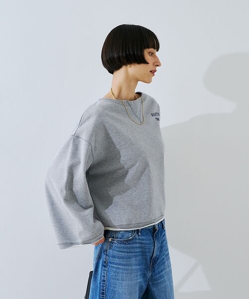 Rouge vif la cle / ルージュ・ヴィフ ラクレ スウェット | 【IRONING/アイロニング】ロゴショート丈スウェット/スエット logo a | 詳細18