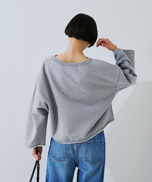 Rouge vif la cle / ルージュ・ヴィフ ラクレ スウェット | 【IRONING/アイロニング】ロゴショート丈スウェット/スエット logo a | 詳細20