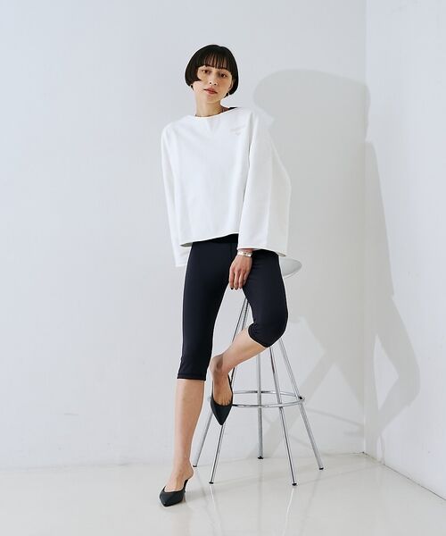 Rouge vif la cle / ルージュ・ヴィフ ラクレ ショート・ハーフ・半端丈パンツ | 【IRONING/アイロニング】ハーフレギンスパンツ/ストレッチ素材 half | 詳細10