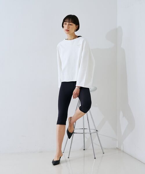 Rouge vif la cle / ルージュ・ヴィフ ラクレ ショート・ハーフ・半端丈パンツ | 【IRONING/アイロニング】ハーフレギンスパンツ/ストレッチ素材 half | 詳細9