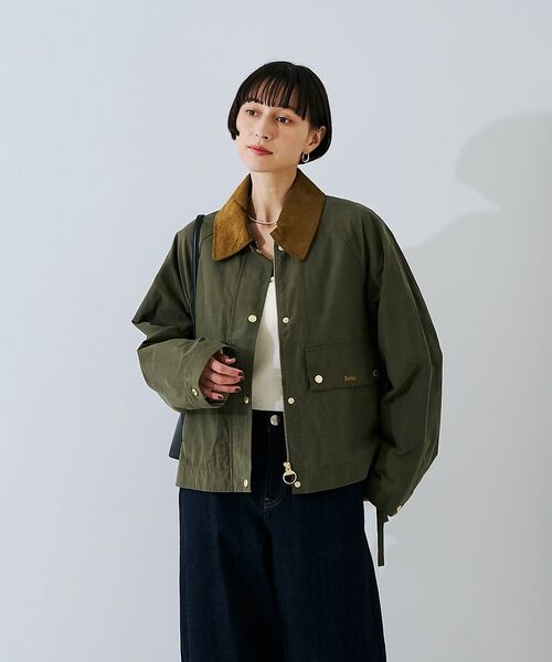 Rouge vif la cle / ルージュ・ヴィフ ラクレ ブルゾン | 【Barbour/バブアー】 シャワープルーフショート丈ジャケット / ブルゾン | 詳細12