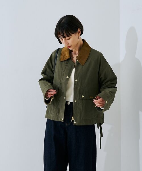 Rouge vif la cle / ルージュ・ヴィフ ラクレ ブルゾン | 【Barbour/バブアー】 シャワープルーフショート丈ジャケット / ブルゾン | 詳細13