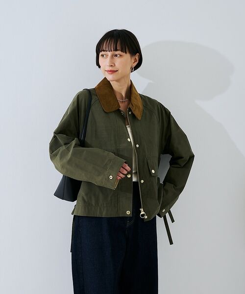 Rouge vif la cle / ルージュ・ヴィフ ラクレ ブルゾン | 【Barbour/バブアー】 シャワープルーフショート丈ジャケット / ブルゾン | 詳細14
