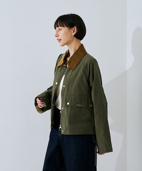 Rouge vif la cle / ルージュ・ヴィフ ラクレ ブルゾン | 【Barbour/バブアー】 シャワープルーフショート丈ジャケット / ブルゾン | 詳細15