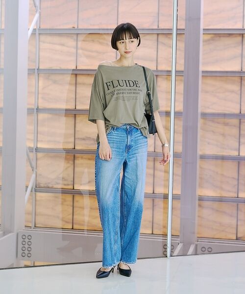 Rouge vif la cle / ルージュ・ヴィフ ラクレ Tシャツ | ドローコードシアーロゴTシャツ / ボートネック【予約】 | 詳細7