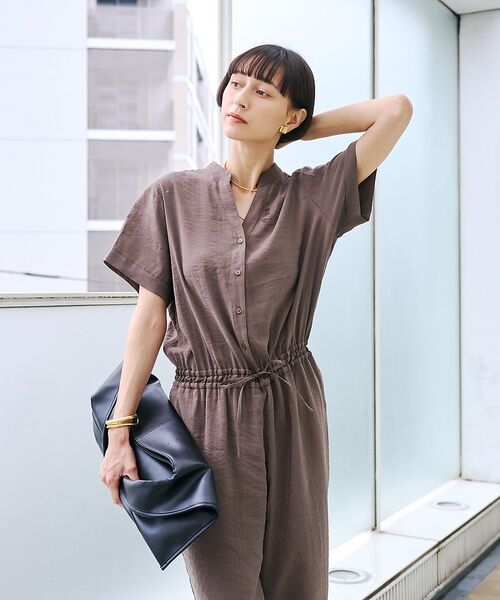 Rouge vif la cle / ルージュ・ヴィフ ラクレ サロペット・オールインワン | 【一部店舗 / WEB限定】Vネックレーヨンコンビネゾン / オールインワン / | 詳細16