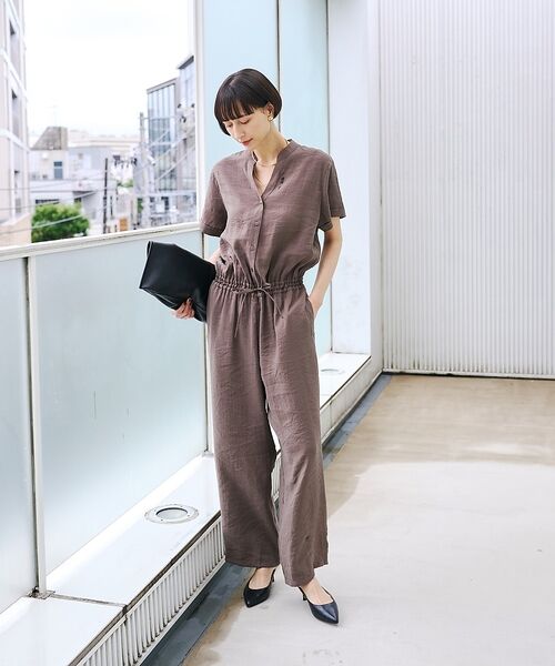 Rouge vif la cle / ルージュ・ヴィフ ラクレ サロペット・オールインワン | 【一部店舗 / WEB限定】Vネックレーヨンコンビネゾン / オールインワン / | 詳細2