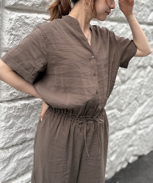 Rouge vif la cle / ルージュ・ヴィフ ラクレ サロペット・オールインワン | 【一部店舗 / WEB限定】Vネックレーヨンコンビネゾン / オールインワン / | 詳細23