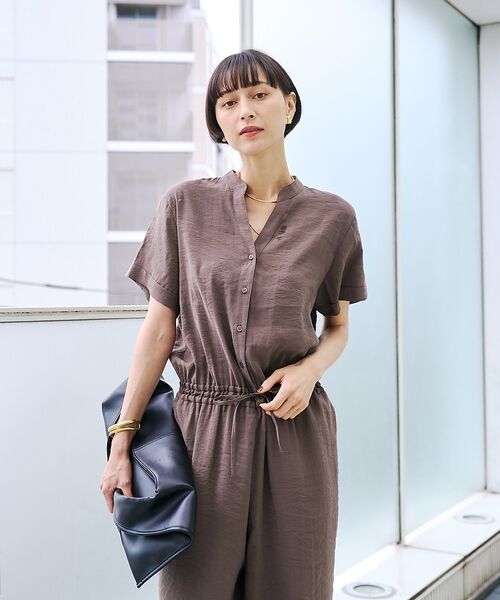 Rouge vif la cle / ルージュ・ヴィフ ラクレ サロペット・オールインワン | 【一部店舗 / WEB限定】Vネックレーヨンコンビネゾン / オールインワン / | 詳細9