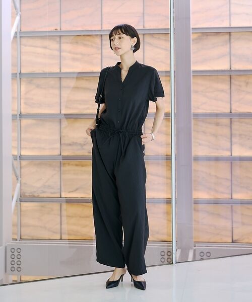 Rouge vif la cle / ルージュ・ヴィフ ラクレ サロペット・オールインワン | 【一部店舗 / WEB限定】Vネックレーヨンコンビネゾン / オールインワン / | 詳細15