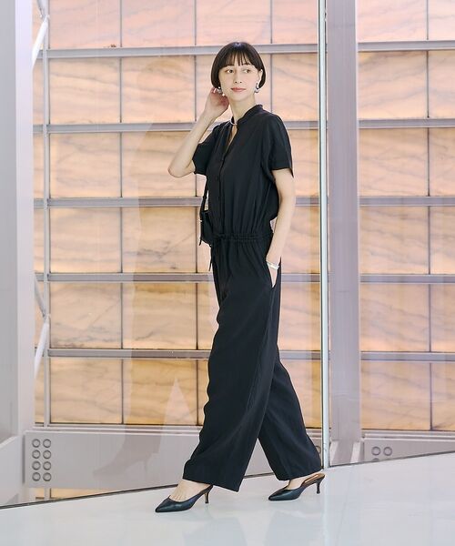 Rouge vif la cle / ルージュ・ヴィフ ラクレ サロペット・オールインワン | 【一部店舗 / WEB限定】Vネックレーヨンコンビネゾン / オールインワン / | 詳細18
