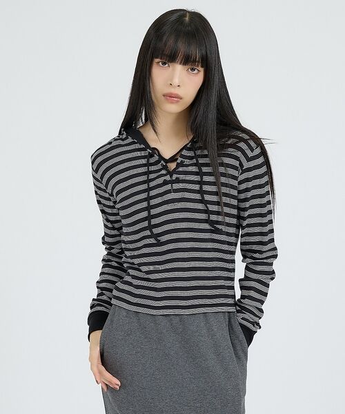 Rouge vif la cle / ルージュ・ヴィフ ラクレ Tシャツ | 【Robert P Miller | ロバート・ピー・ミラー】ヘンリーネックパー | 詳細4