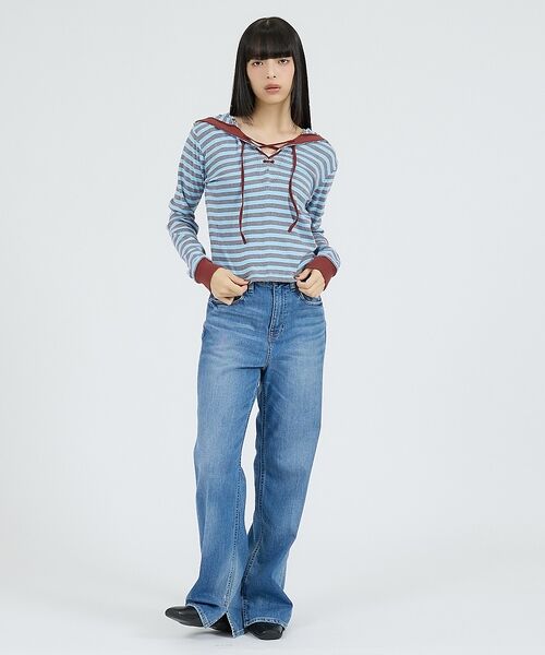 Rouge vif la cle / ルージュ・ヴィフ ラクレ Tシャツ | 【Robert P Miller | ロバート・ピー・ミラー】ヘンリーネックパー | 詳細18