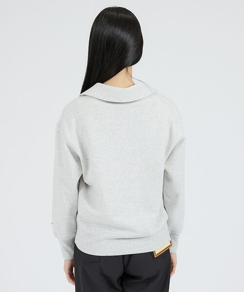Rouge vif la cle / ルージュ・ヴィフ ラクレ スウェット | 【Healthknit/ヘルスニット】クラシックスウェット レースアップカラー長 | 詳細8