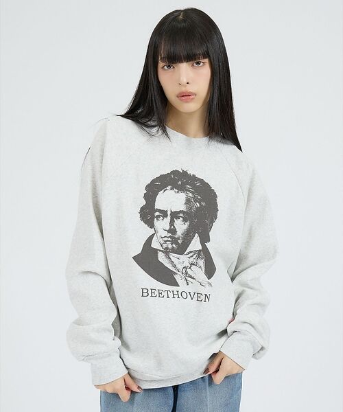 Rouge vif la cle / ルージュ・ヴィフ ラクレ スウェット | 【Healthknit/ヘルスニット】クラシックスウェット クルーネック長袖/ベ | 詳細3
