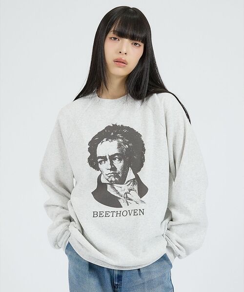 Rouge vif la cle / ルージュ・ヴィフ ラクレ スウェット | 【Healthknit/ヘルスニット】クラシックスウェット クルーネック長袖/ベ | 詳細4