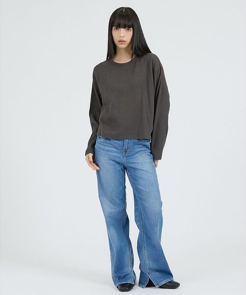 Rouge vif la cle / ルージュ・ヴィフ ラクレ Tシャツ | 【Healthknit/ヘルスニット】サーマルキング ハニカムクロップドクルー/ | 詳細12