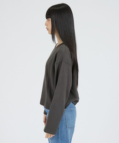 Rouge vif la cle / ルージュ・ヴィフ ラクレ Tシャツ | 【Healthknit/ヘルスニット】サーマルキング ハニカムクロップドクルー/ | 詳細17