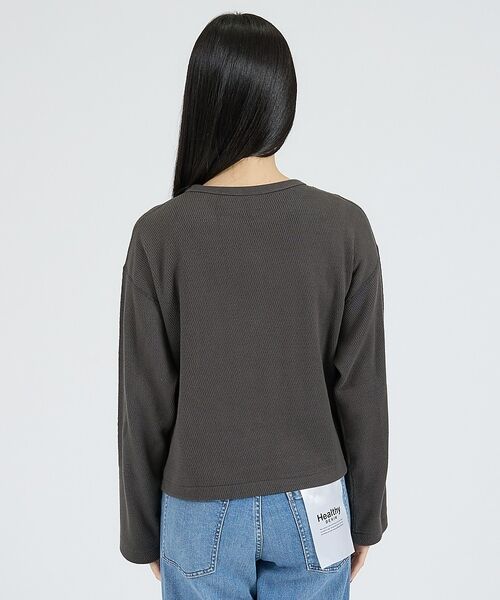Rouge vif la cle / ルージュ・ヴィフ ラクレ Tシャツ | 【Healthknit/ヘルスニット】サーマルキング ハニカムクロップドクルー/ | 詳細18