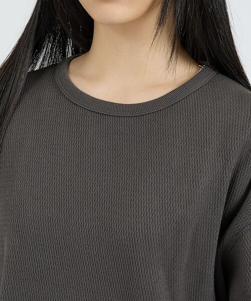 Rouge vif la cle / ルージュ・ヴィフ ラクレ Tシャツ | 【Healthknit/ヘルスニット】サーマルキング ハニカムクロップドクルー/ | 詳細19