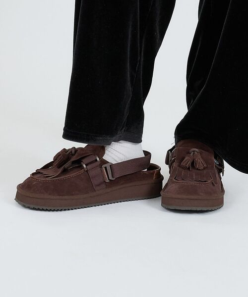 Rouge vif la cle / ルージュ・ヴィフ ラクレ シューズ | 【SHAKA / シャカ】モック ミュール タッセル/MOC MULE TASS（ダークブラウン）