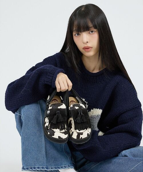 Rouge vif la cle / ルージュ・ヴィフ ラクレ シューズ | 【SHAKA/シャカ】ミュール タッセル カウ/MULE TASSEL COW/ | 詳細7