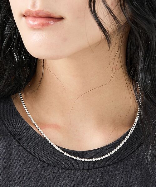 Rouge vif la cle / ルージュ・ヴィフ ラクレ ネックレス・ペンダント・チョーカー | 【Indian Jewelry/インディアンジュエリー】ナバホパールネックレス/（シルバー）