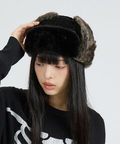 Rouge vif la cle / ルージュ・ヴィフ ラクレ ハット | 【Ruben/ルーベン】コーデュロイ フライトキャップ/RUS-6481/COR